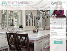 Tablet Screenshot of egyptsherrodrealestate.com